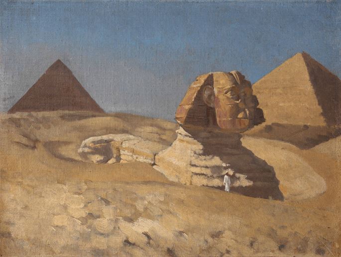 Jean-Richard Goubie - The Sphinx at Giza | MasterArt